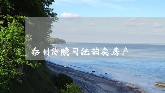泰州海陵司法拍卖房产 泰州海陵司法拍卖房产