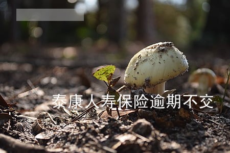 泰康人寿保险逾期不交 泰康人寿保险逾期不交