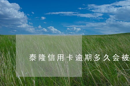 泰隆信用卡逾期多久会被冻结 泰隆信用卡逾期多久会被冻结