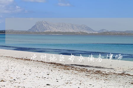 泸州地区专办债务律师 泸州地区专办债务律师