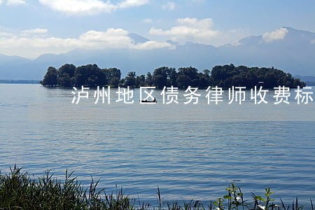 泸州地区债务律师收费标准 泸州地区债务律师收费标准