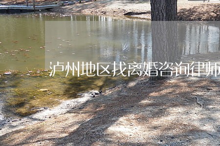 泸州地区找离婚咨询律师 泸州地区找离婚咨询律师
