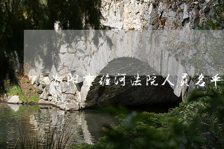 洛阳市缠河法院人员名单