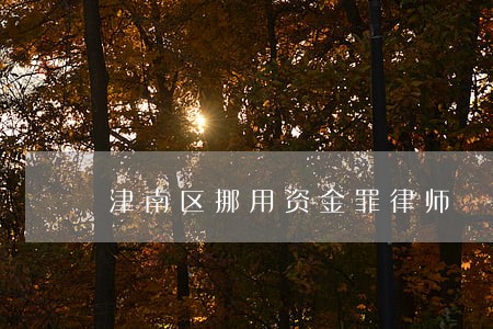 津南区挪用资金罪律师 津南区挪用资金罪律师
