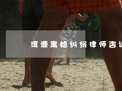 洱源离婚纠纷律师咨询