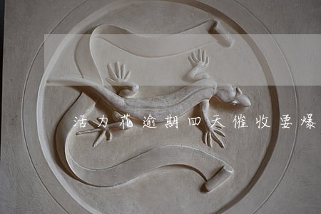 活力花逾期四天催收要爆通讯录 活力花逾期四天催收要爆通讯录