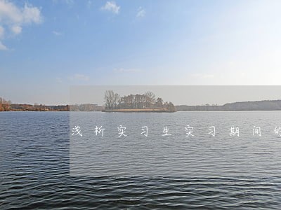 浅析实习生实习期间的法律保护 浅析实习生实习期间的法律保护