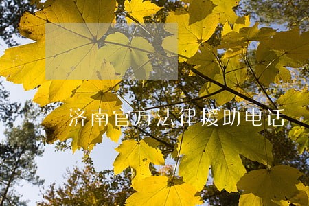 济南官方法律援助电话 济南官方法律援助电话