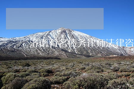 济南有名债务律师法律咨询 济南有名债务律师法律咨询
