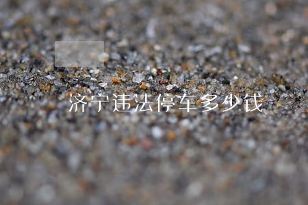 济宁违法停车多少钱 济宁违法停车多少钱