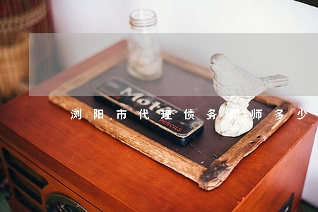 浏阳市代理债务律师多少钱 浏阳市代理债务律师多少钱