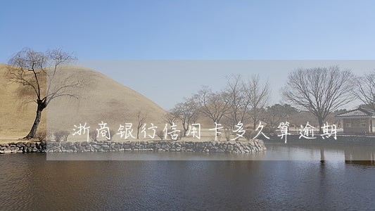 浙商银行信用卡多久算逾期