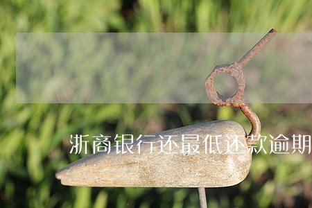 浙商银行还最低还款逾期了 浙商银行还最低还款逾期了
