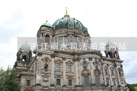 浙江丽水司法拍卖网站 浙江丽水司法拍卖网站