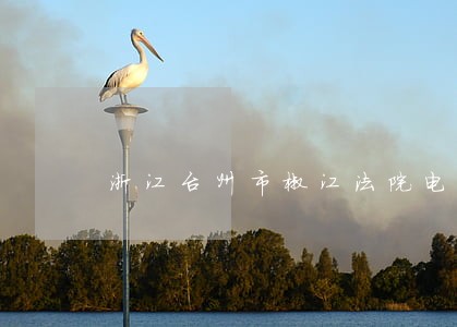 浙江台州市椒江法院电话