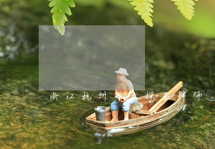 浙江杭州专攻探监律师 浙江杭州专攻探监律师