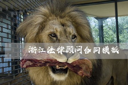 浙江法律顾问合同模板 浙江法律顾问合同模板