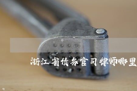 浙江省债务官司律师哪里找 浙江省债务官司律师哪里找