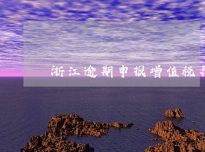 浙江逾期申报增值税罚款 浙江逾期申报增值税罚款