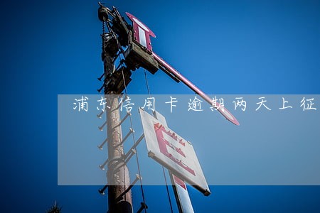 浦东信用卡逾期两天上征信吗