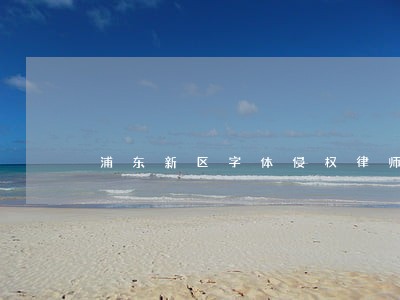 浦东新区字体侵权律师哪个好 浦东新区字体侵权律师哪个好
