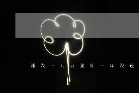 浦发一万五逾期一年没还怎么处理 浦发一万五逾期一年没还怎么处理