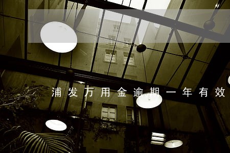 浦发万用金逾期一年有效吗 浦发万用金逾期一年有效吗