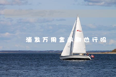 浦发万用金逾期也行吗 浦发万用金逾期也行吗