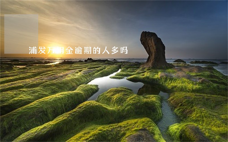 浦发万用金逾期的人多吗 浦发万用金逾期的人多吗