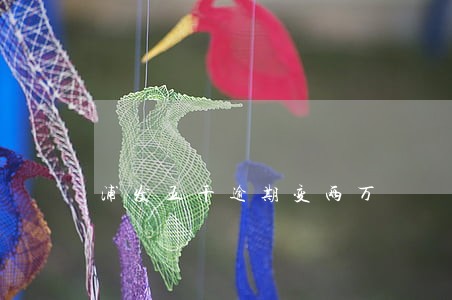浦发五千逾期变两万 浦发五千逾期变两万