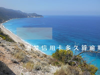 浦发信用卡多久算逾期会上征信