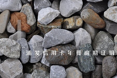 浦发信用卡年费逾期证明 浦发信用卡年费逾期证明