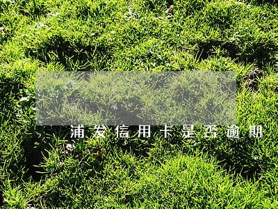 浦发信用卡是否逾期
