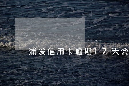 浦发信用卡逾期12天会降额吗 浦发信用卡逾期12天会降额吗