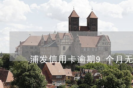 浦发信用卡逾期9个月无力偿还 浦发信用卡逾期9个月无力偿还