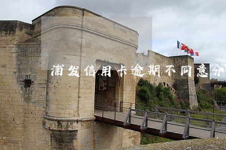 浦发信用卡逾期不同意分期 浦发信用卡逾期不同意分期