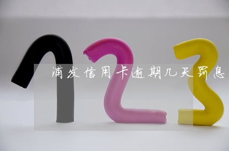 浦发信用卡逾期几天罚息怎么算 浦发信用卡逾期几天罚息怎么算