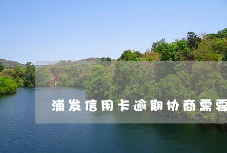 浦发信用卡逾期协商需要什么 浦发信用卡逾期协商需要什么