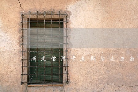 浦发信用卡逾期后还进去封卡了