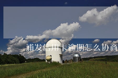 浦发信用卡逾期怎么协商只还本金 浦发信用卡逾期怎么协商只还本金