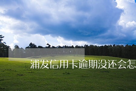 浦发信用卡逾期没还会怎样 浦发信用卡逾期没还会怎样