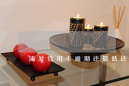 浦发信用卡逾期还最低还在打电话 浦发信用卡逾期还最低还在打电话