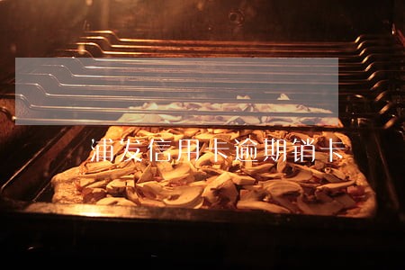 浦发信用卡逾期销卡