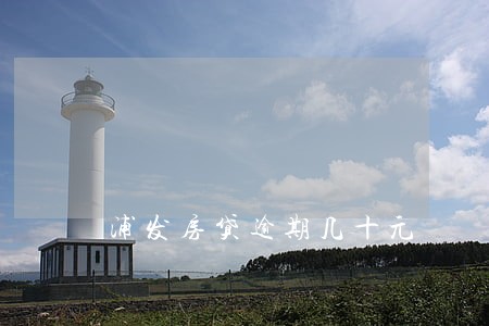 浦发房贷逾期几十元 浦发房贷逾期几十元