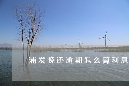 浦发晚还逾期怎么算利息 浦发晚还逾期怎么算利息