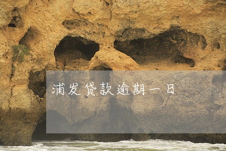 浦发贷款逾期一日 浦发贷款逾期一日