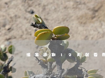 浦发逾期12天就要我还款吗 浦发逾期12天就要我还款吗