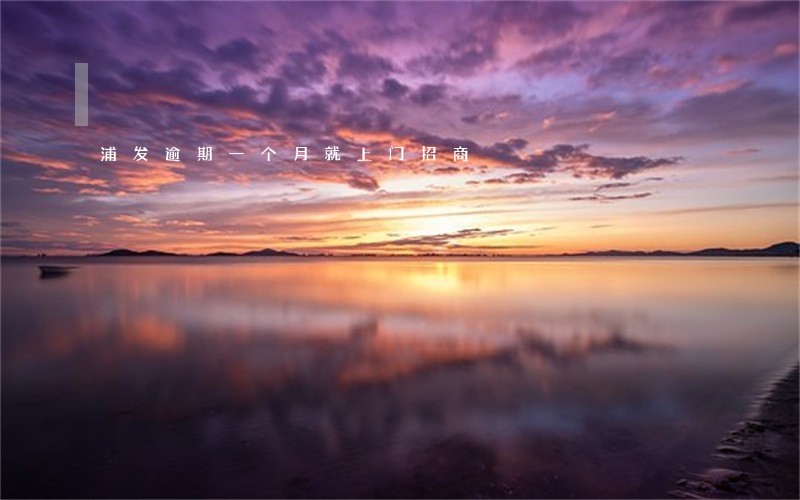 浦发逾期一个月就上门招商
