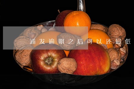 浦发逾期之后可以还最低吗 浦发逾期之后可以还最低吗