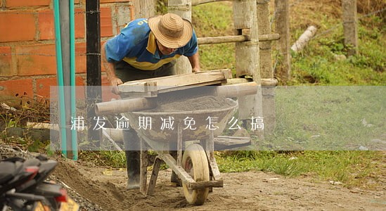 浦发逾期减免怎么搞 浦发逾期减免怎么搞
